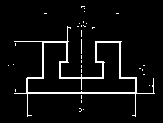 廠家生產(chǎn)21*10mm小型導(dǎo)軌鋁型材 可深加工處理 廠家生產(chǎn)21*10mm小型導(dǎo)軌鋁型材 可深加工處理